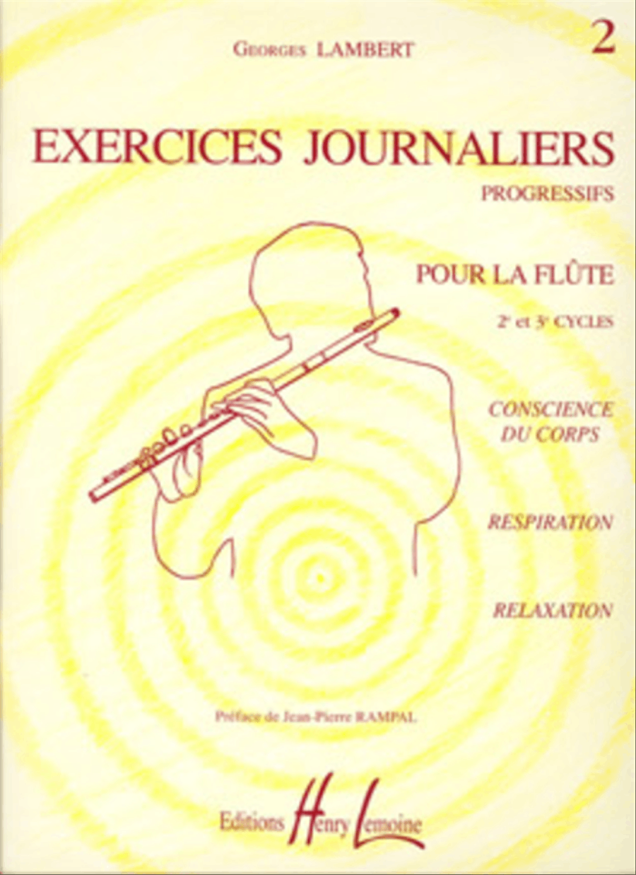 Exercices journaliers - Volume 2 Flute scores gallery preview page 1