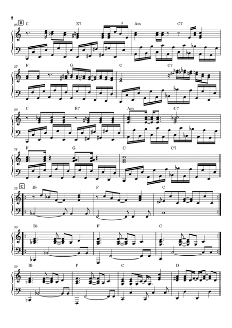 You Never Give Me Your Money Voice scores gallery preview page 2