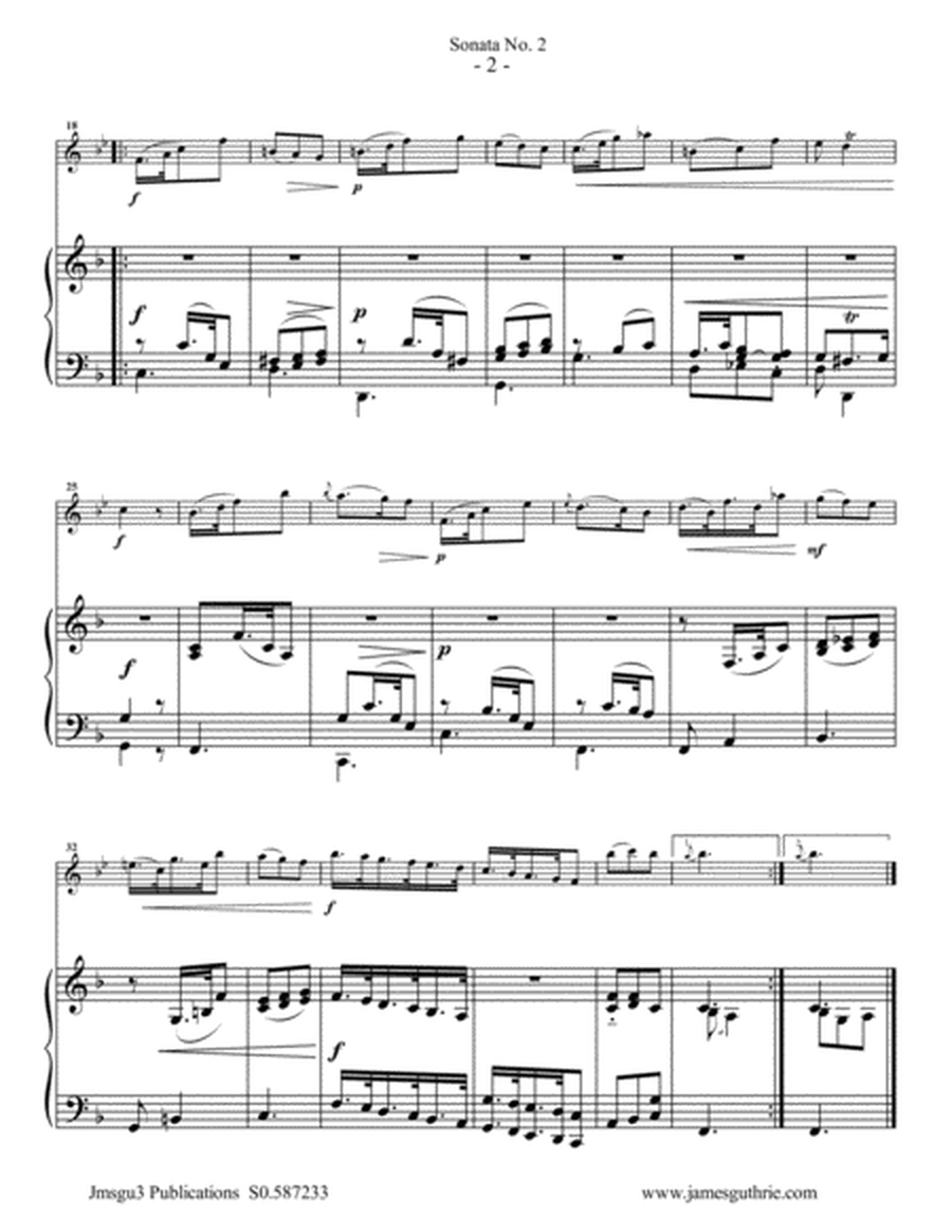 Vivaldi: Sonata No. 2 for Alto Flute & Piano image number null