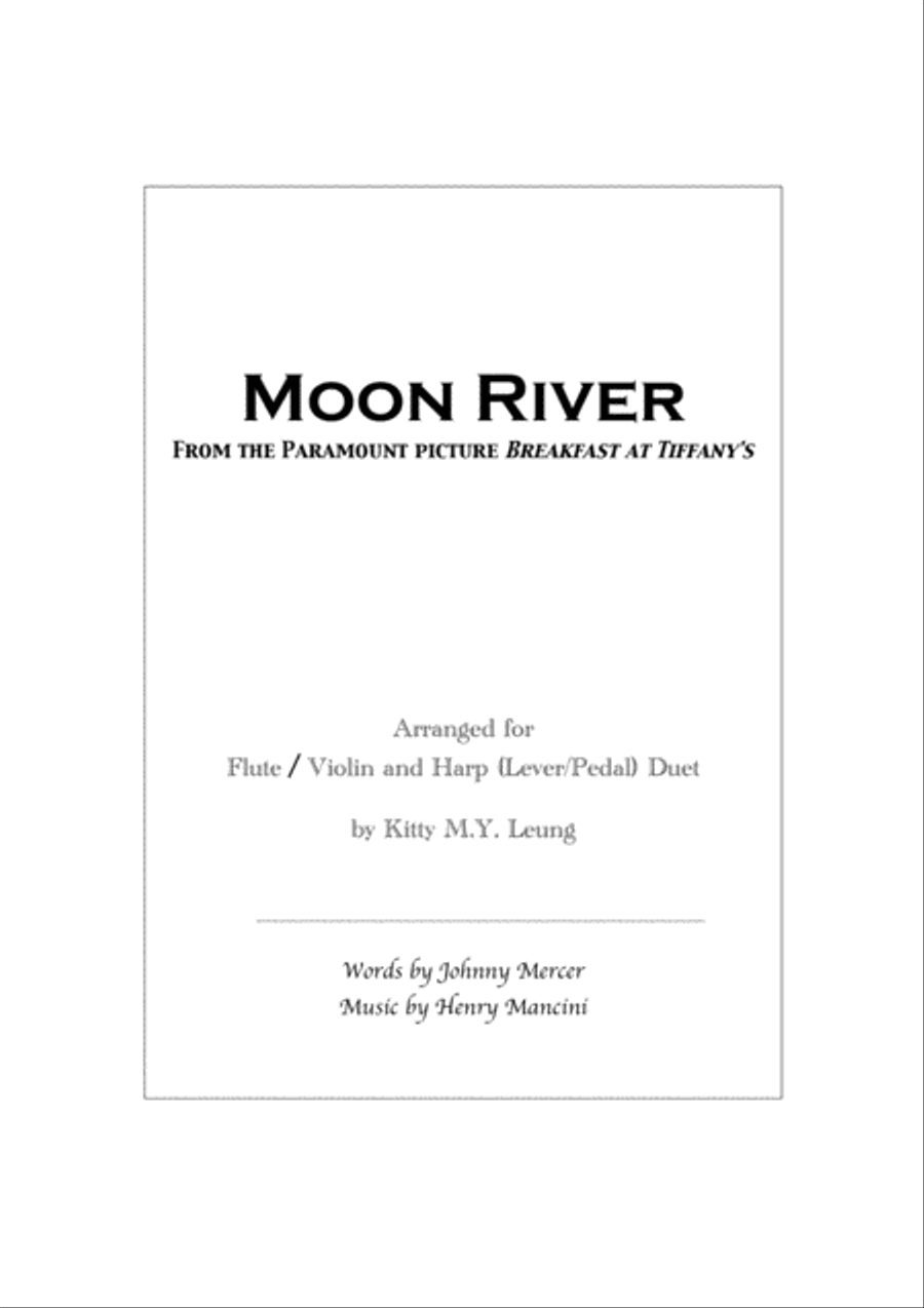 Moon River Small Ensemble scores gallery preview page 1