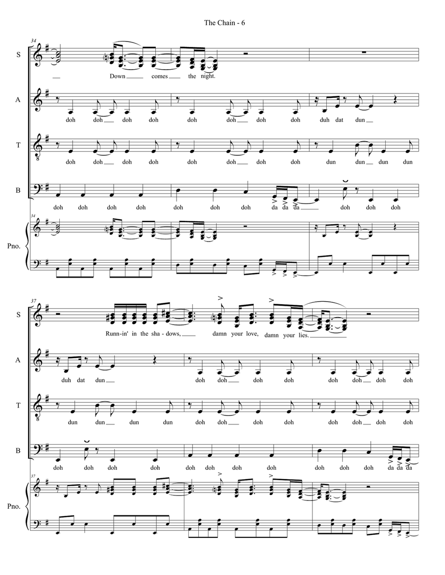 The Chain Divisi scores gallery preview page 6