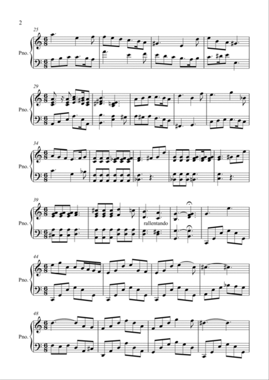 To the dance Piano Solo scores gallery preview page 2