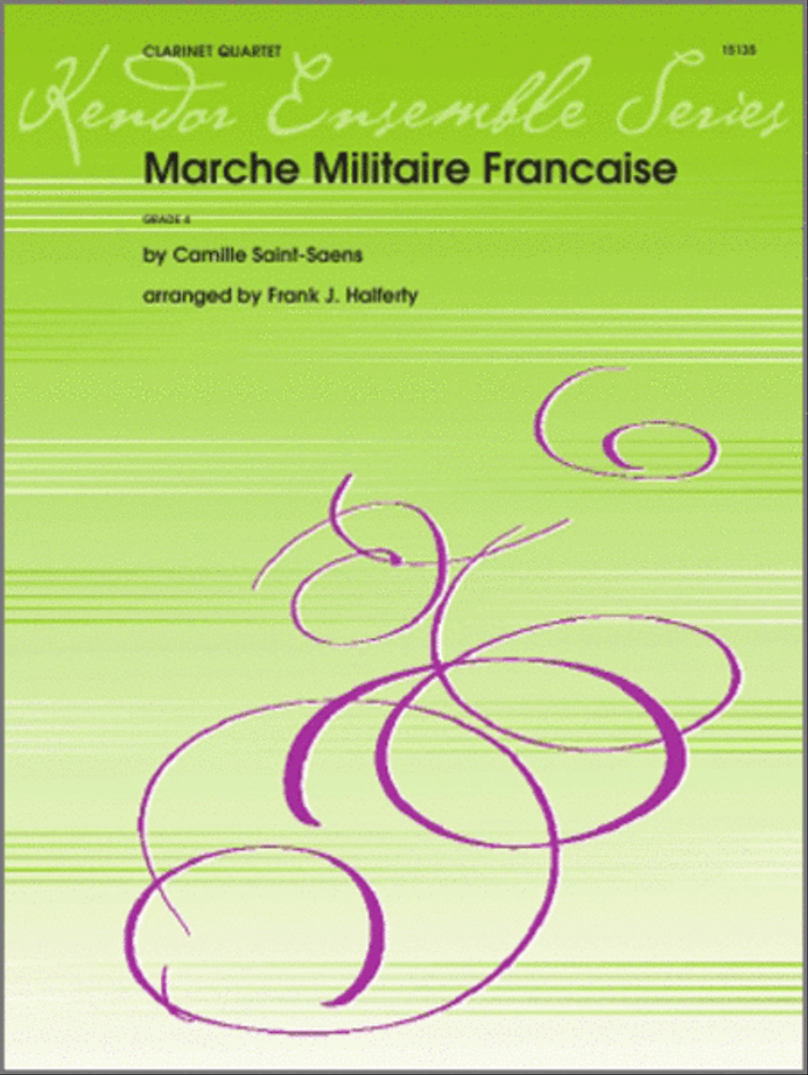 Marche Militaire Francaise Clarinet Quartet scores gallery preview page 1