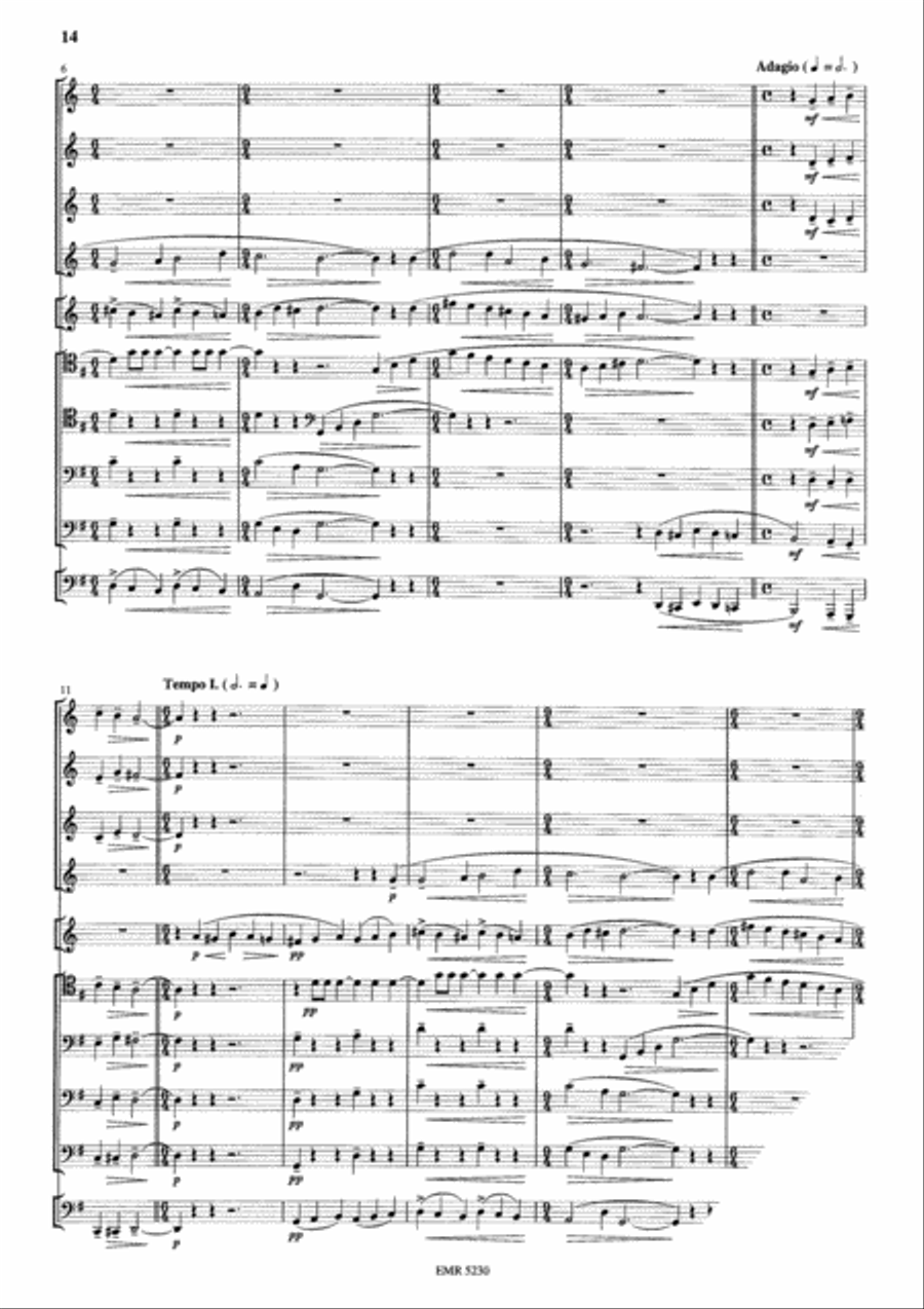 Sonata da chiesa Brass Ensemble scores gallery preview page 6