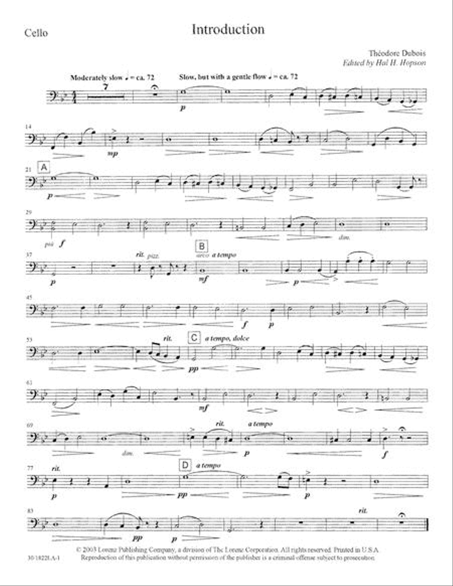 The Seven Last Words of Christ - Cello Choir scores gallery preview page 2