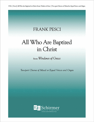 Book cover for Windows of Grace: 2. All Who Are Baptized in Christ