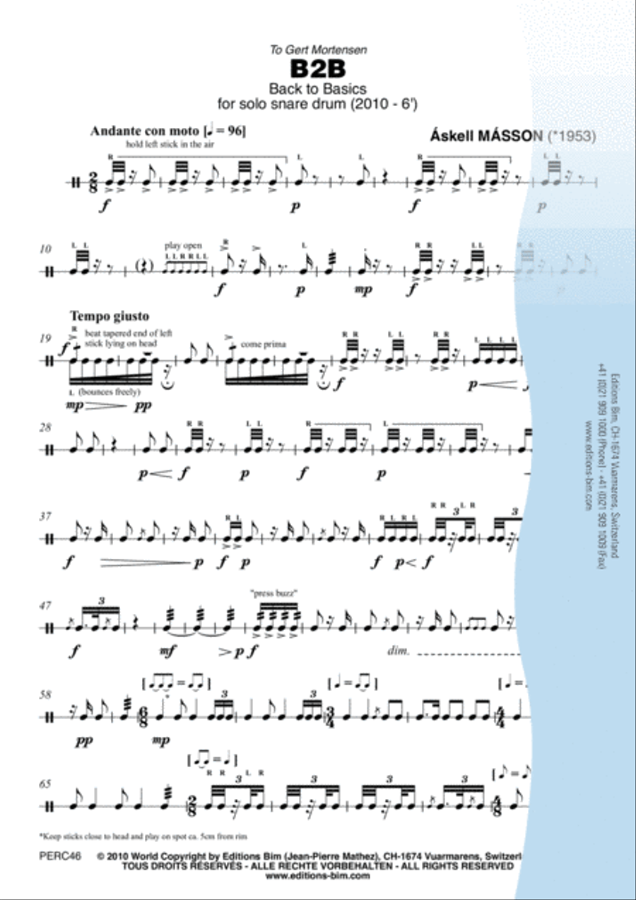 B2B Percussion scores gallery preview page 2