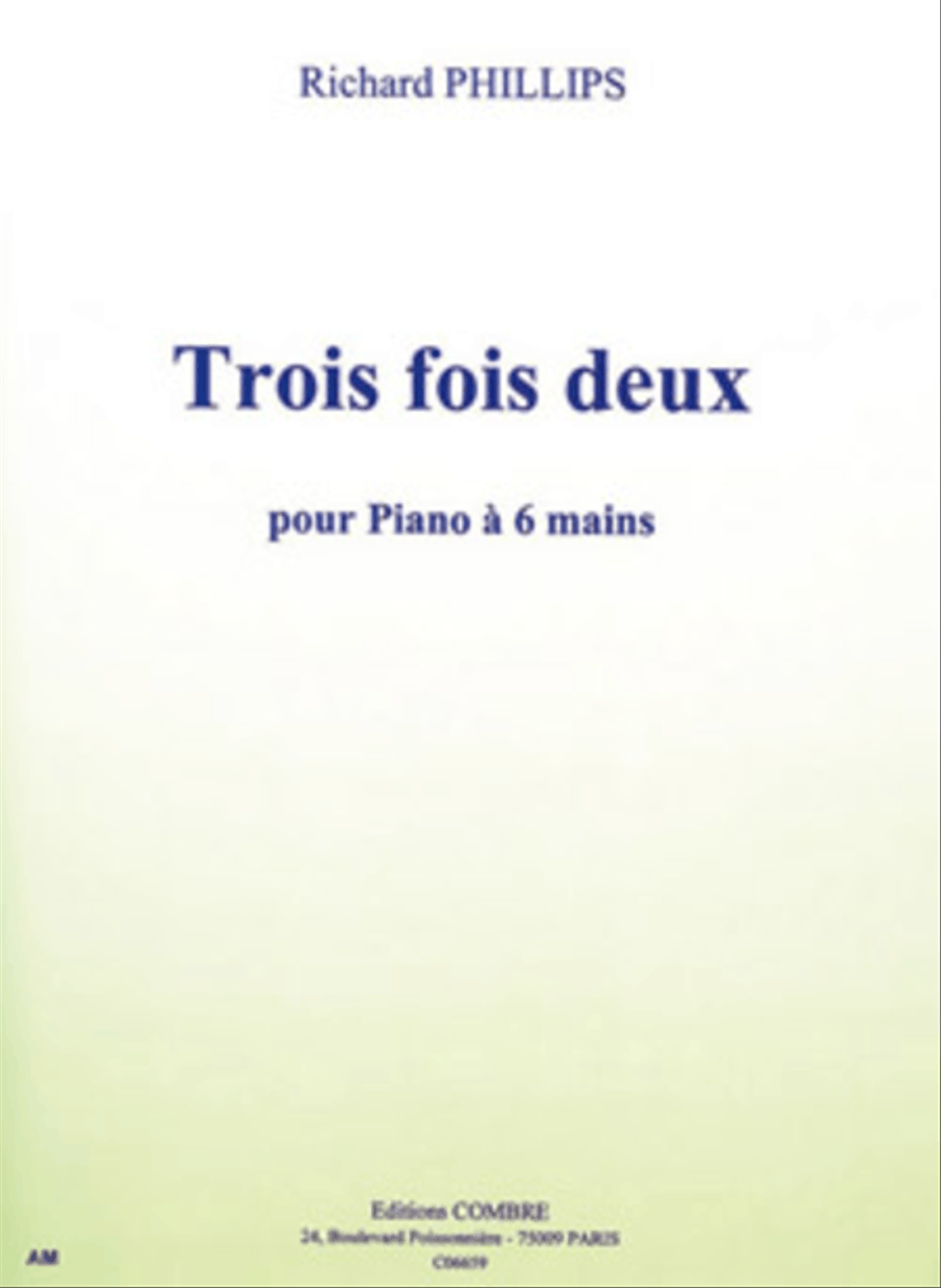 Trois fois deux Trois fois deux Piano scores gallery preview page 1