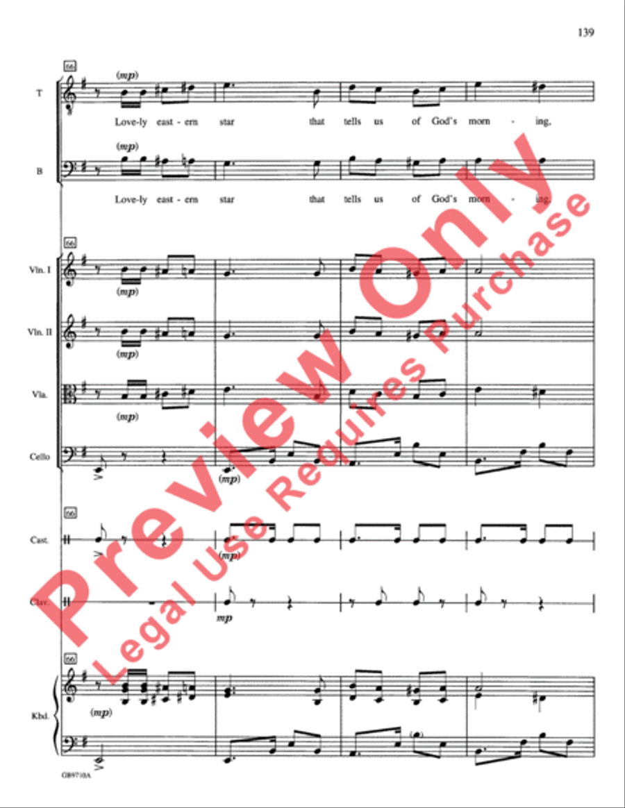 A Festival of Lessons and Carols Choir scores gallery preview page 140