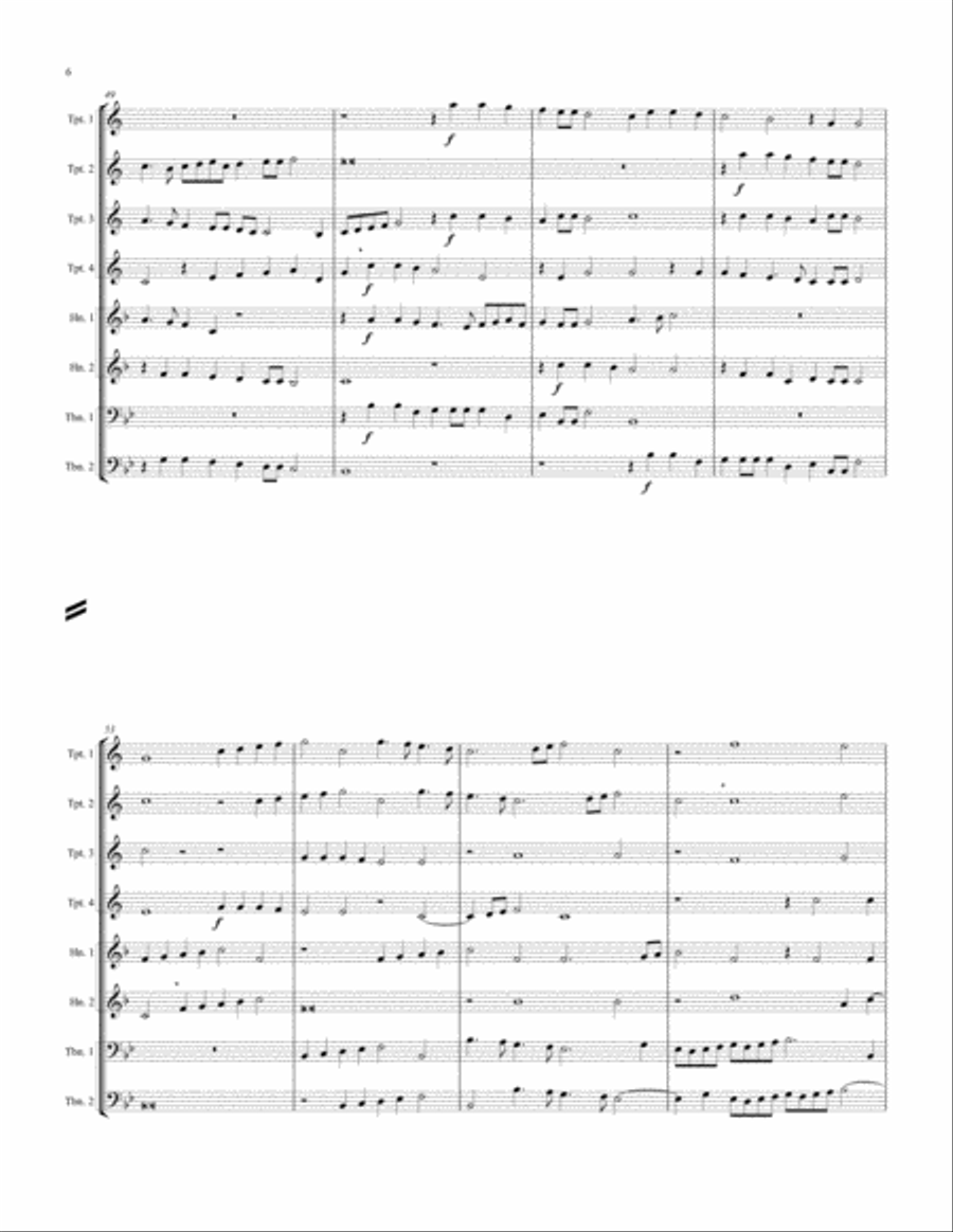 Jubilate Deo - Psalm 99 Chamber Music scores gallery preview page 6