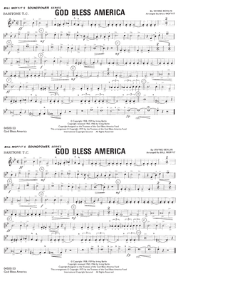 Book cover for God Bless America - Baritone T.C.