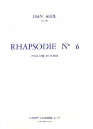 Rhapsodie No. 6 Op. 120