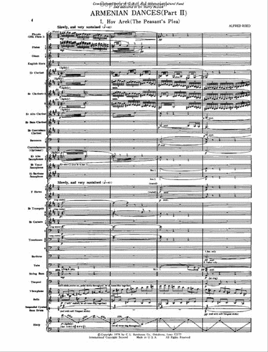 Armenian Dances, Part II Concert Band scores gallery preview page 2