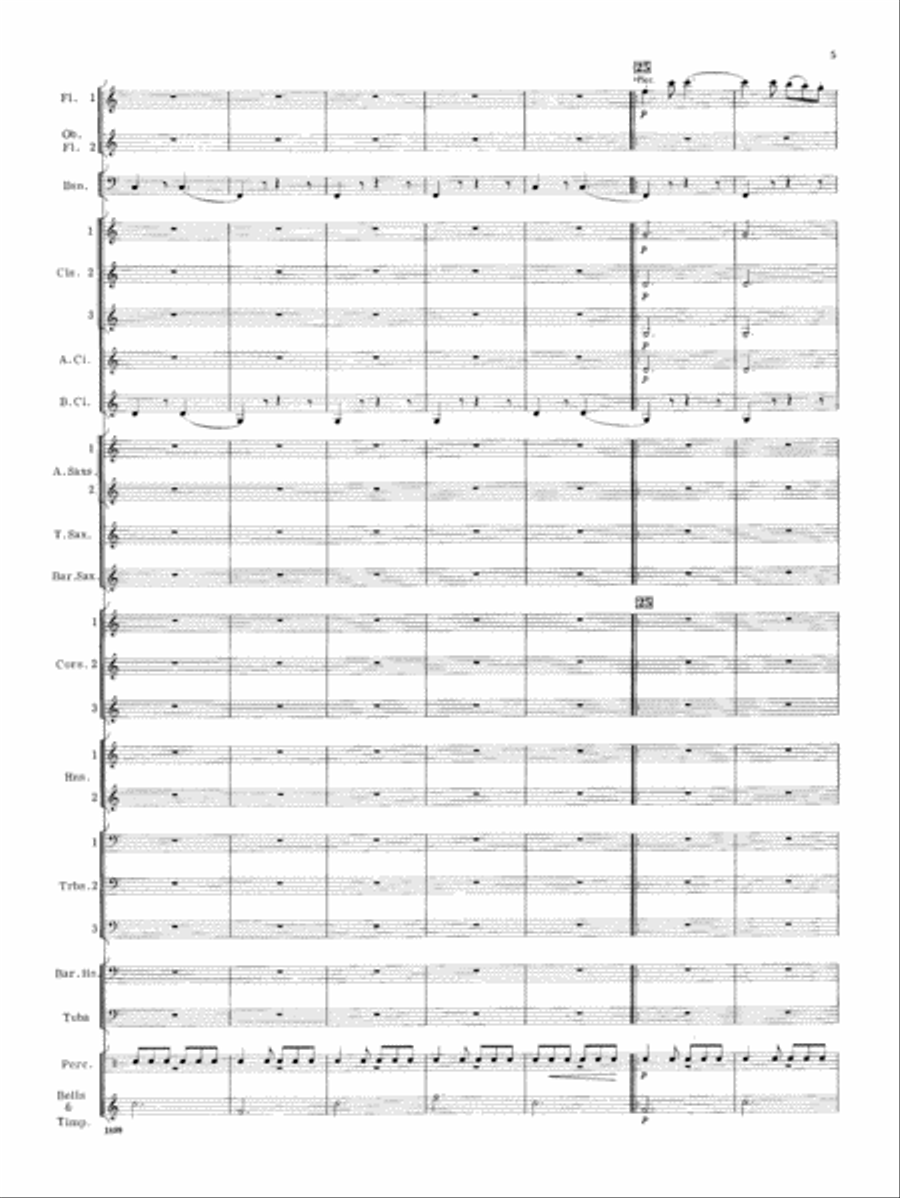 Blue Ridge Rhapsody: Score Concert Band scores gallery preview page 5