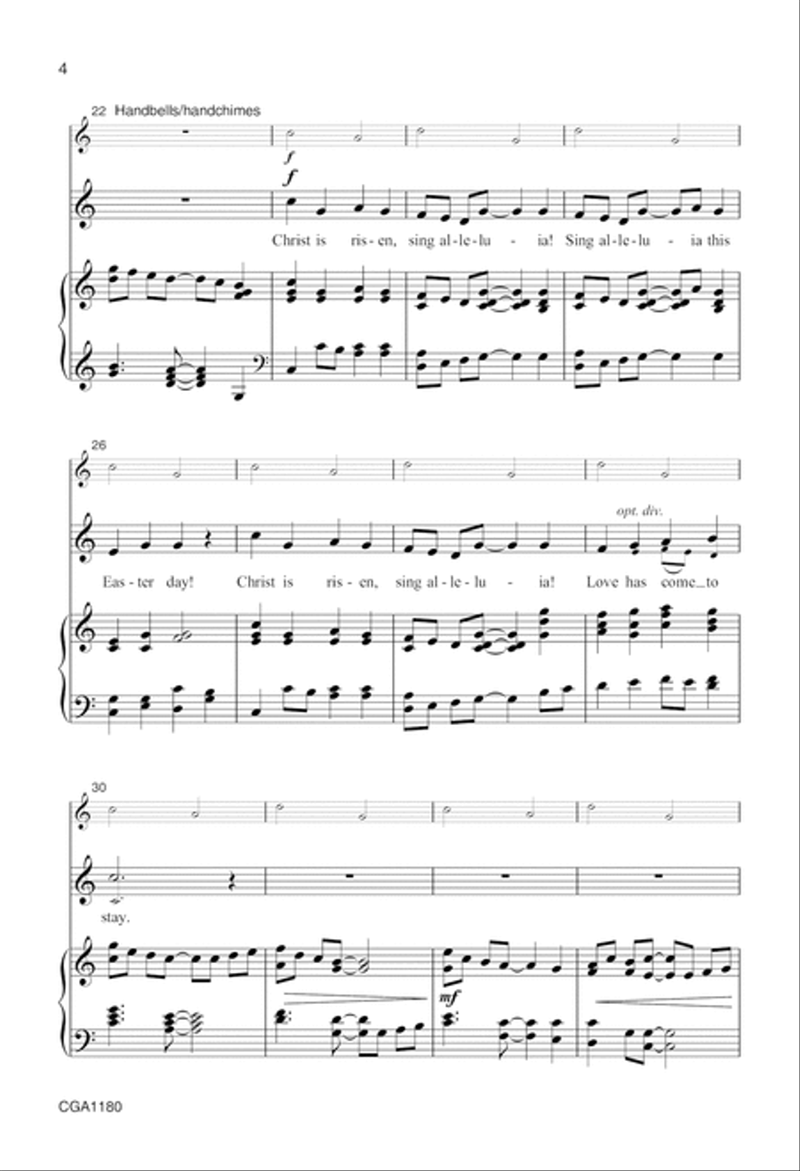 Christ is Risen Christ is Risen Choir scores gallery preview page 4