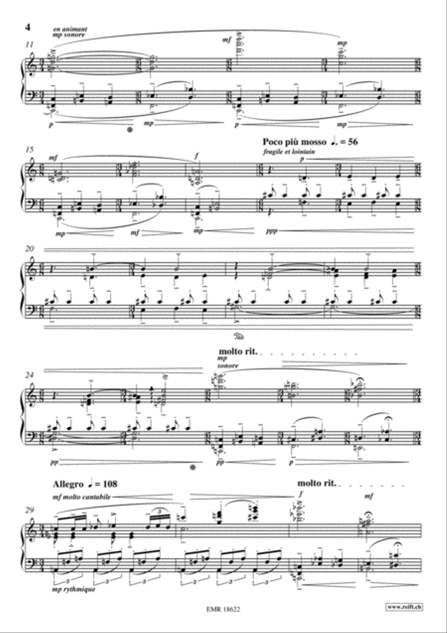Eaux-Fortes No. 4 Piano Solo scores gallery preview page 4
