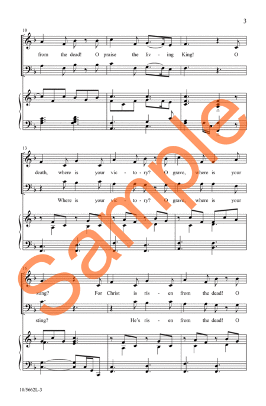 O Praise the Living King! 2-Part scores gallery preview page 4