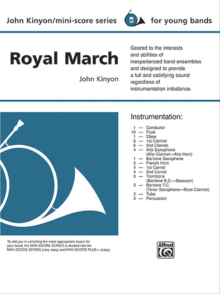 Royal March Concert Band scores gallery preview page 1