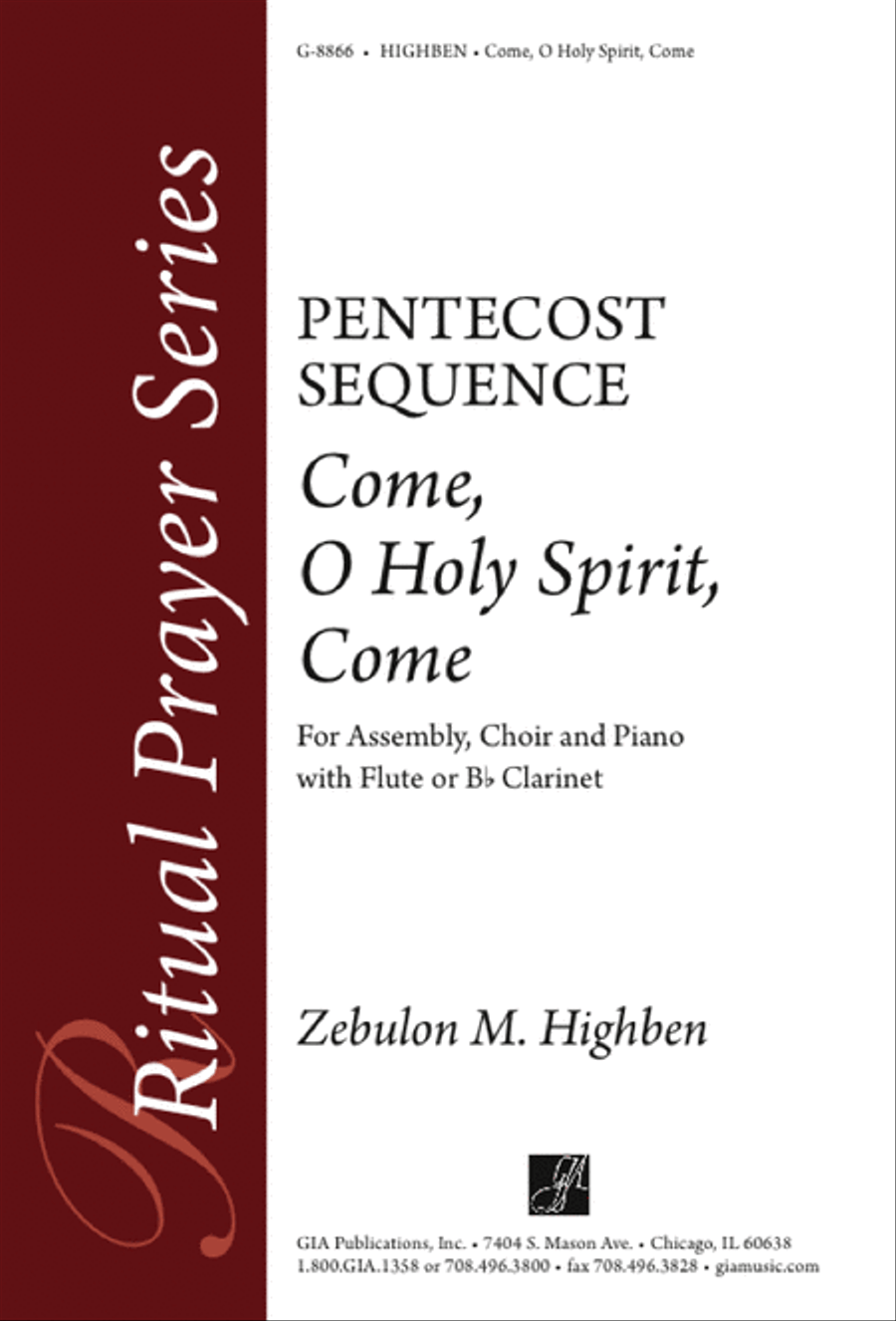 Come, O Holy Spirit, Come SA scores gallery preview page 1