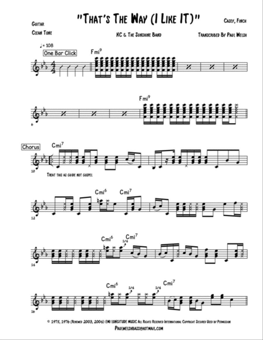 That's The Way (i Like It) Small Ensemble scores gallery preview page 6