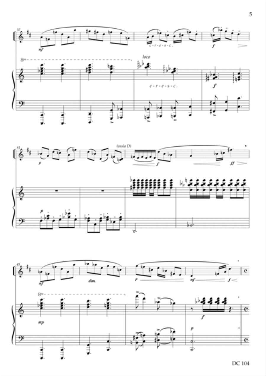 Eloquent Variations - for trumpet (or cornet) and piano Trumpet Duet scores gallery preview page 5