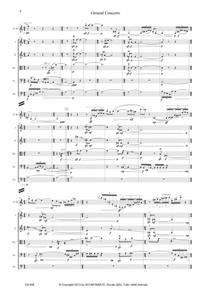 Umberto Bombardelli: GROUND CONCERTO (ES 638) - Score Only