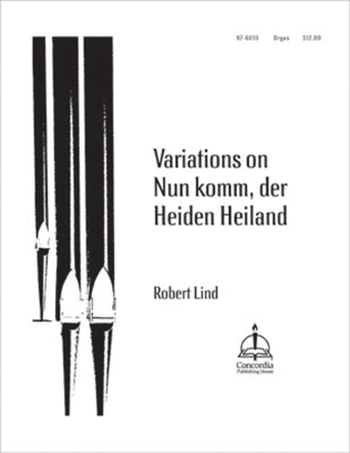 Book cover for Variations on Nun Komm der Heiden Heiland