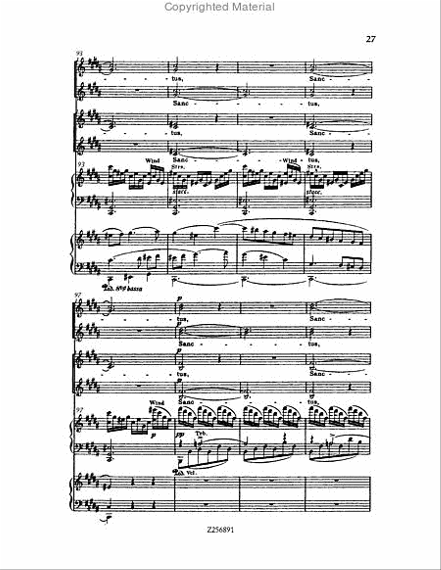 Te Deum, H 118 Choir scores gallery preview page 27