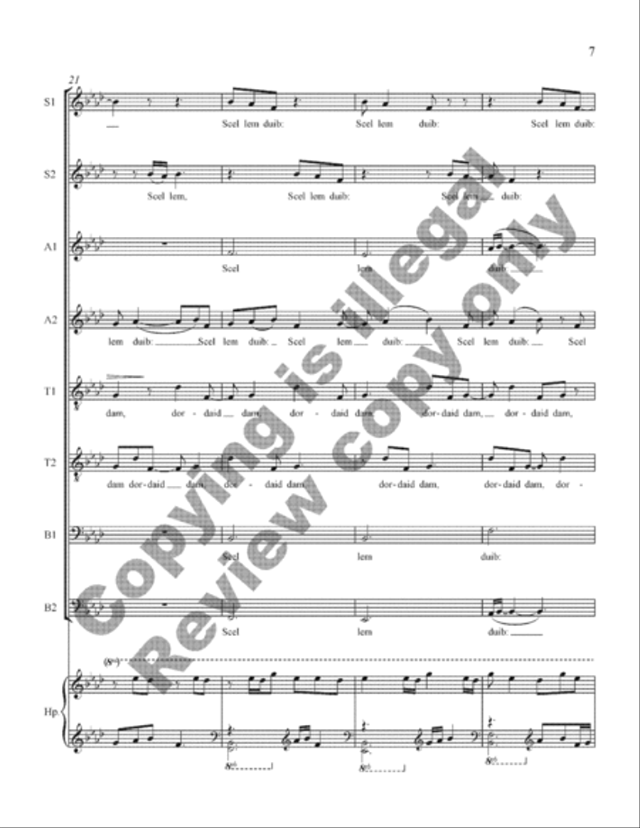 Scel lem duib SSAATTBB scores gallery preview page 7