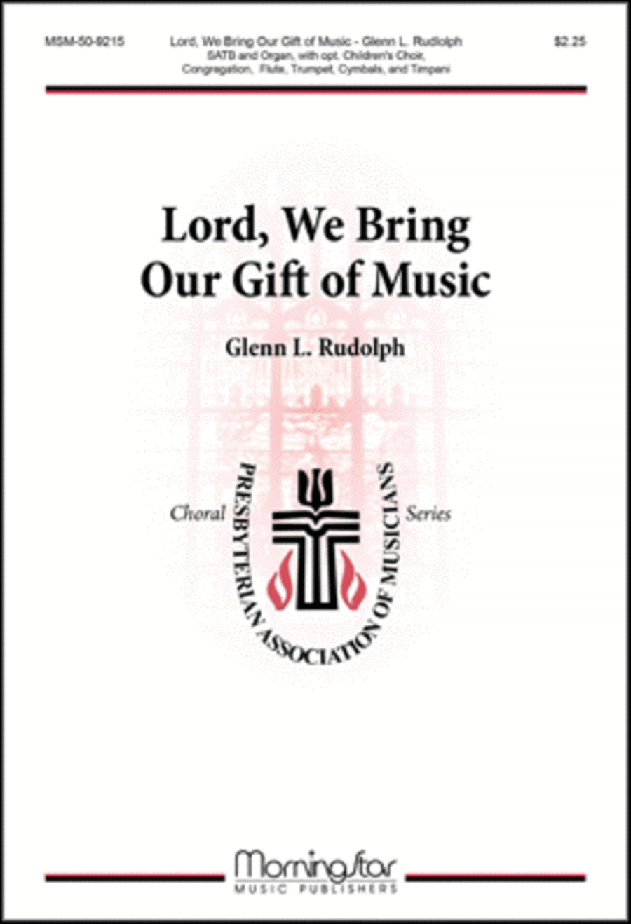 Lord, We Bring Our Gift of Music 4-Part scores gallery preview page 1