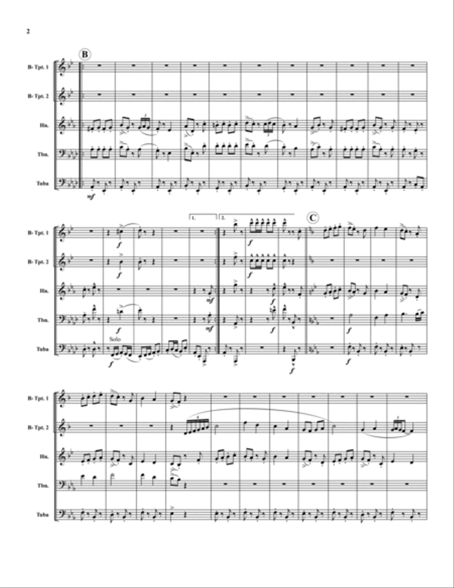 La Sorella La Sorella Brass Quintet scores gallery preview page 2