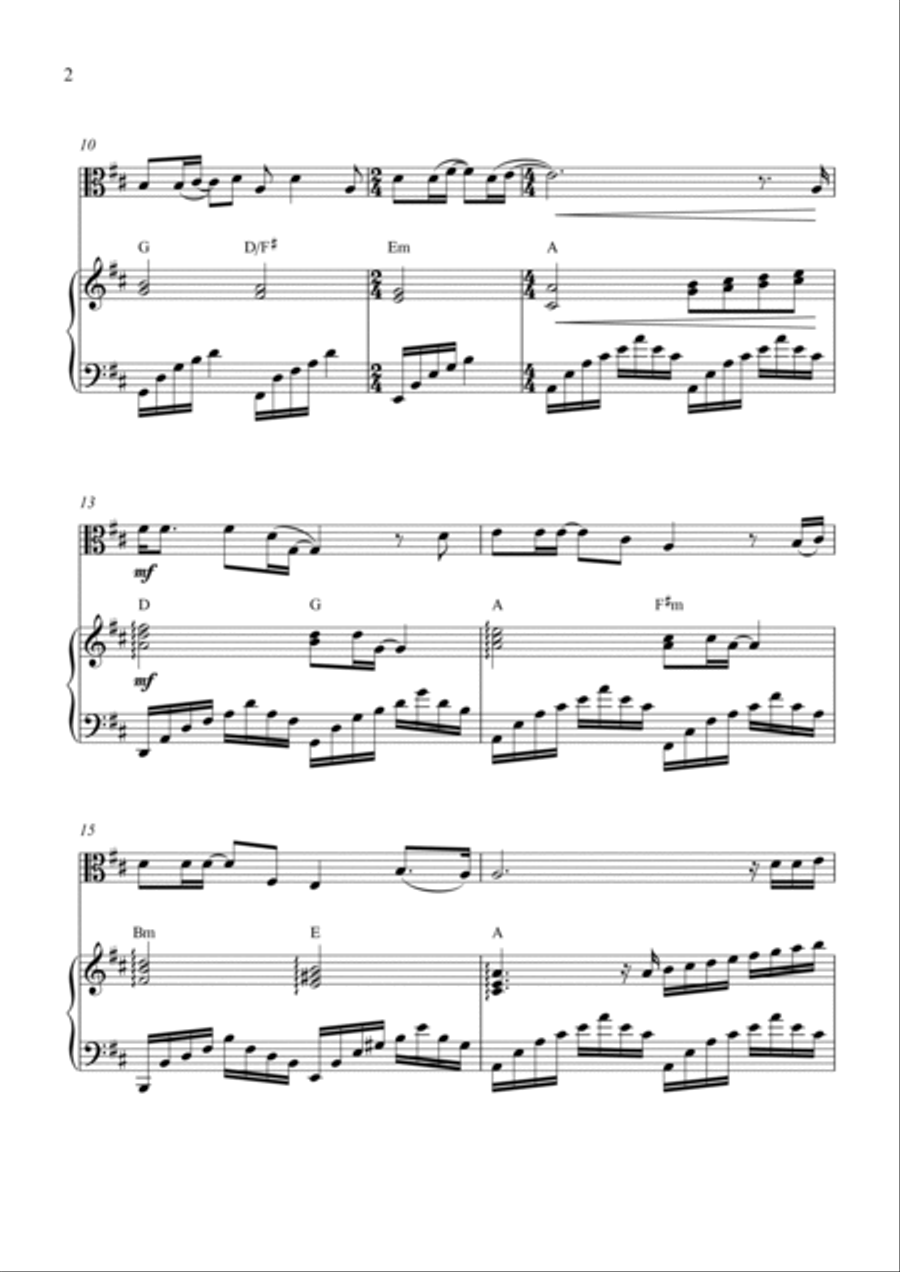 Sometimes When We Touch Viola scores gallery preview page 2