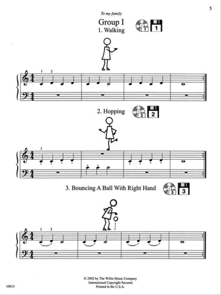 A Dozen a Day Mini Book Piano Method scores gallery preview page 3