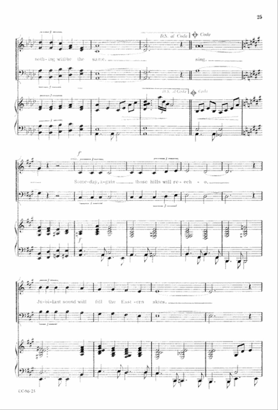 Angels' Song Angels' Song 4-Part scores gallery preview page 27