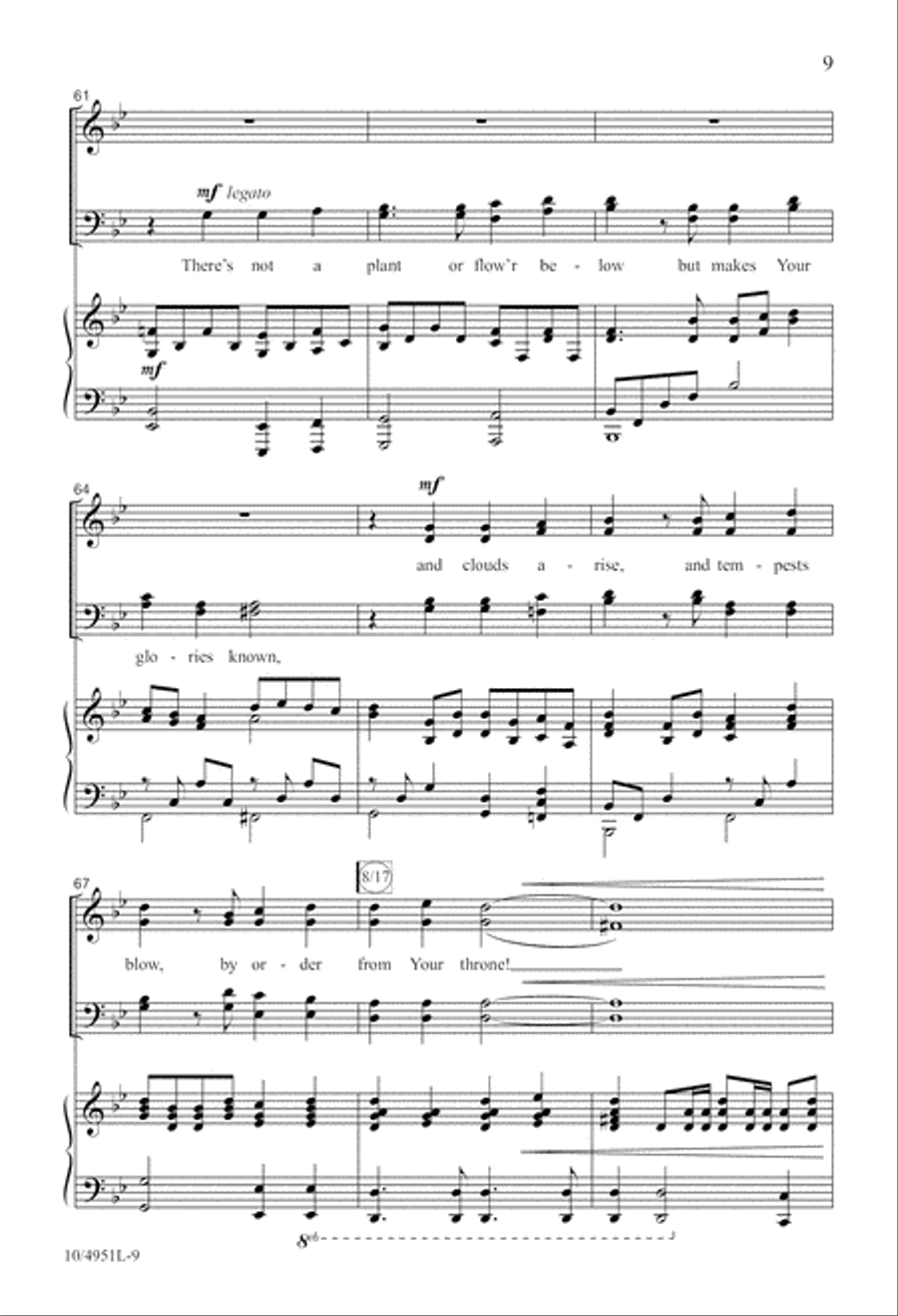 The Mighty Power of God The Mighty Power of God 4-Part scores gallery preview page 9