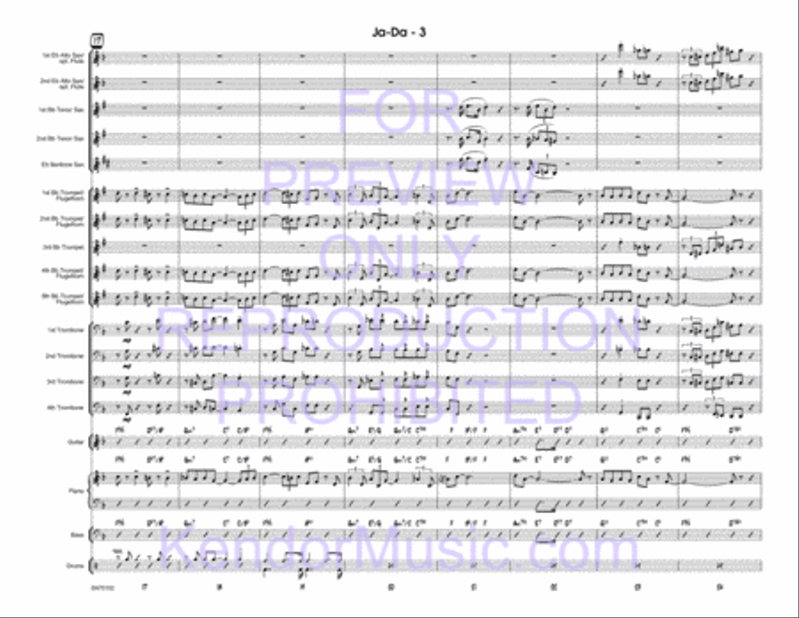Ja-Da Jazz Ensemble scores gallery preview page 4