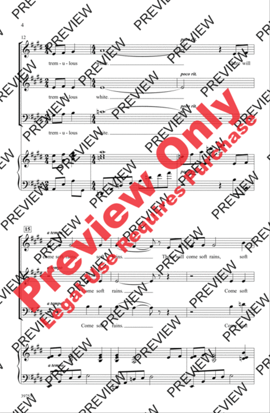There Will Come Soft Rains 3-Part scores gallery preview page 4