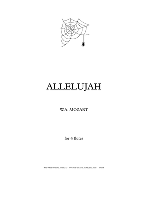 ALLELUJAH from Motet Excultate Jubillee for 4 flutes - MOZART