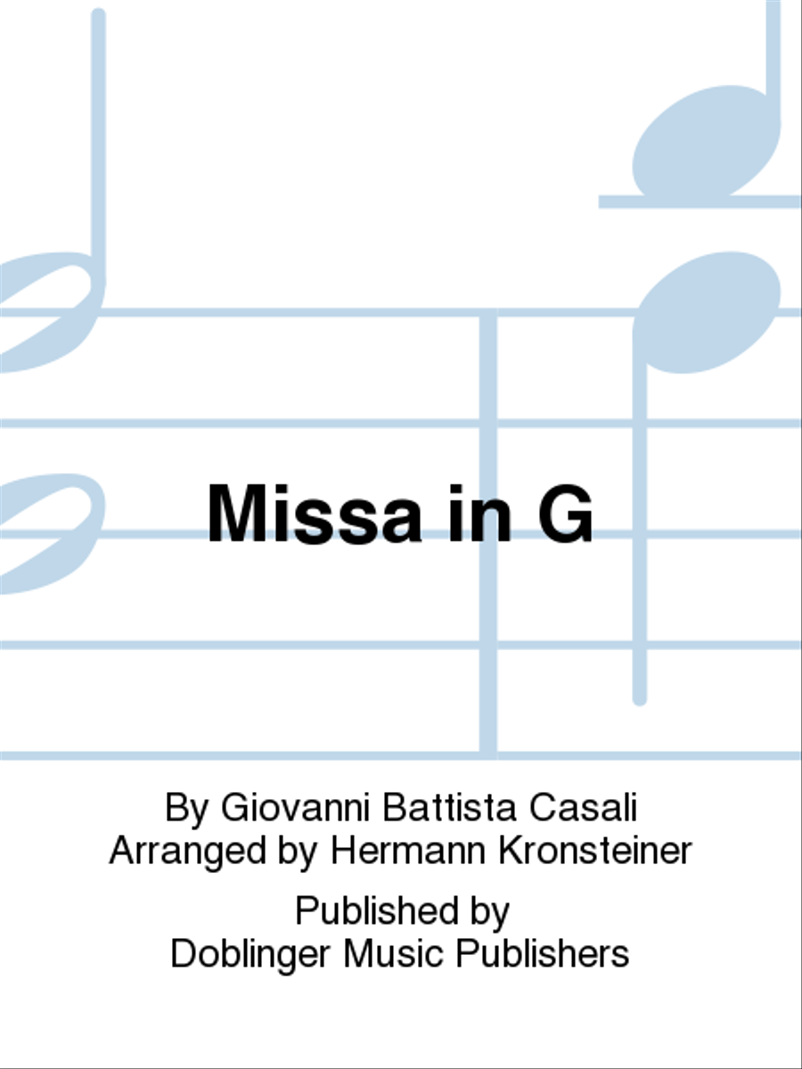 Missa in G SSA scores gallery preview page 1