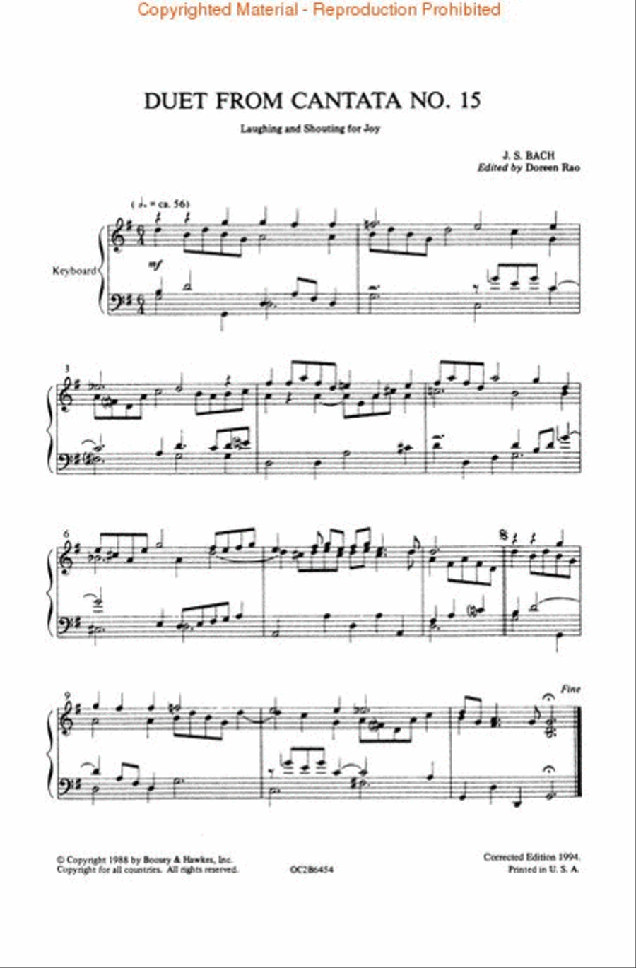 Laughing and Shouting for Joy 2-Part scores gallery preview page 2