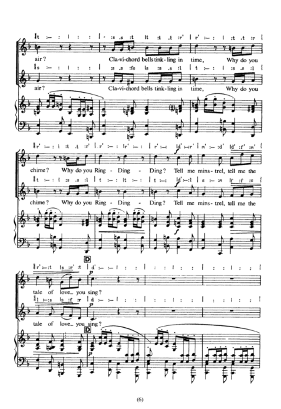 Where The Gentle Avon Flows (Elizabethan Serenade) 2-Part scores gallery preview page 6