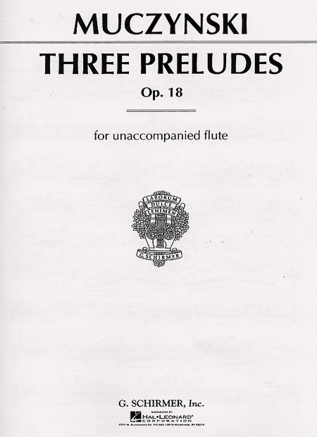 Robert Muczynski: 3 Preludes, Opus 18