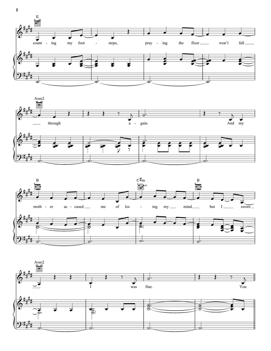 Dear John Acoustic Guitar scores gallery preview page 2