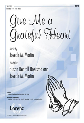 Book cover for Give Me a Grateful Heart