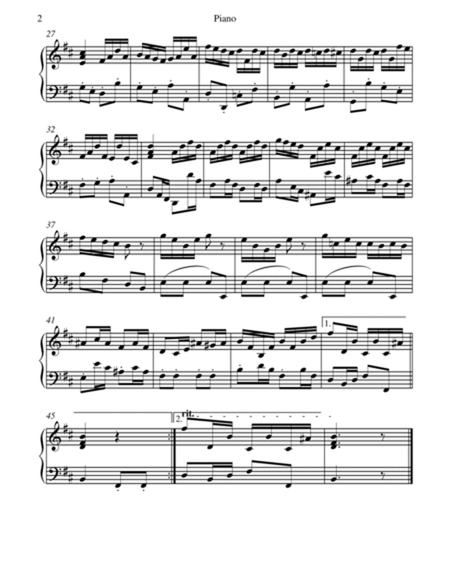 Badinerie - J.S.Bach - for Alto Recorder and Piano image number null