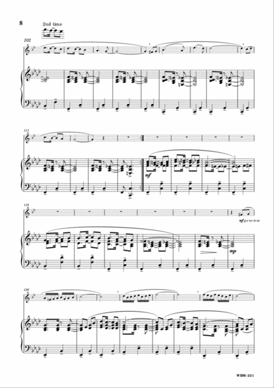 Romance et Petite Danse Latine Trumpet Solo scores gallery preview page 6