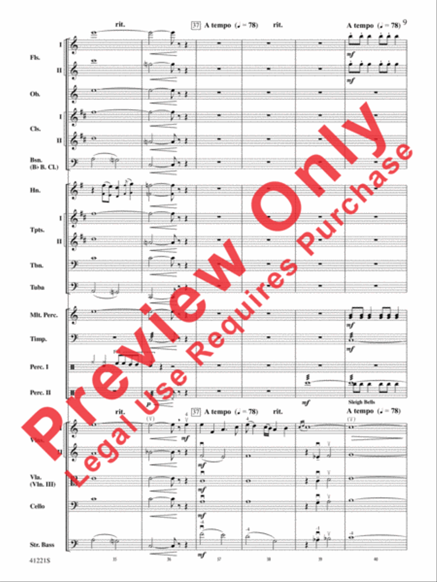 Holiday Mash-Up Holiday Mash-Up Full Orchestra scores gallery preview page 10