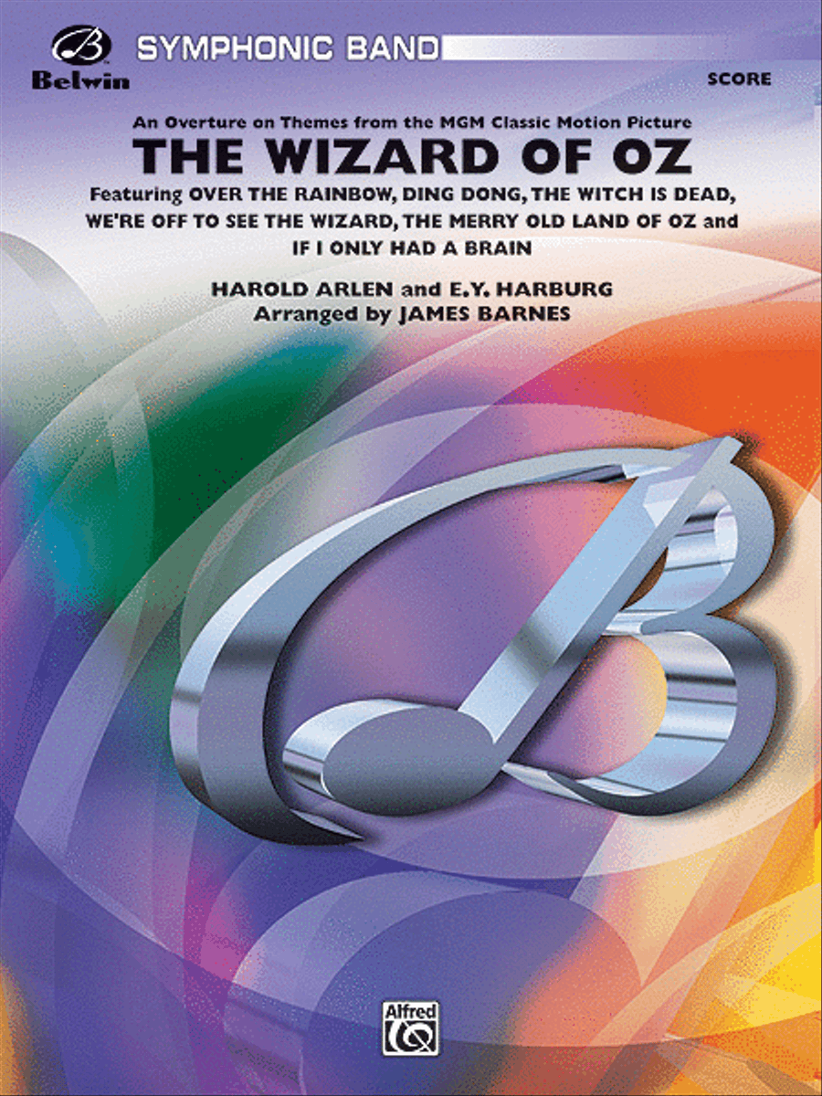 The Wizard of Oz Concert Band scores gallery preview page 1