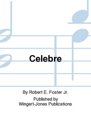 Book cover for Celebre - Full Score