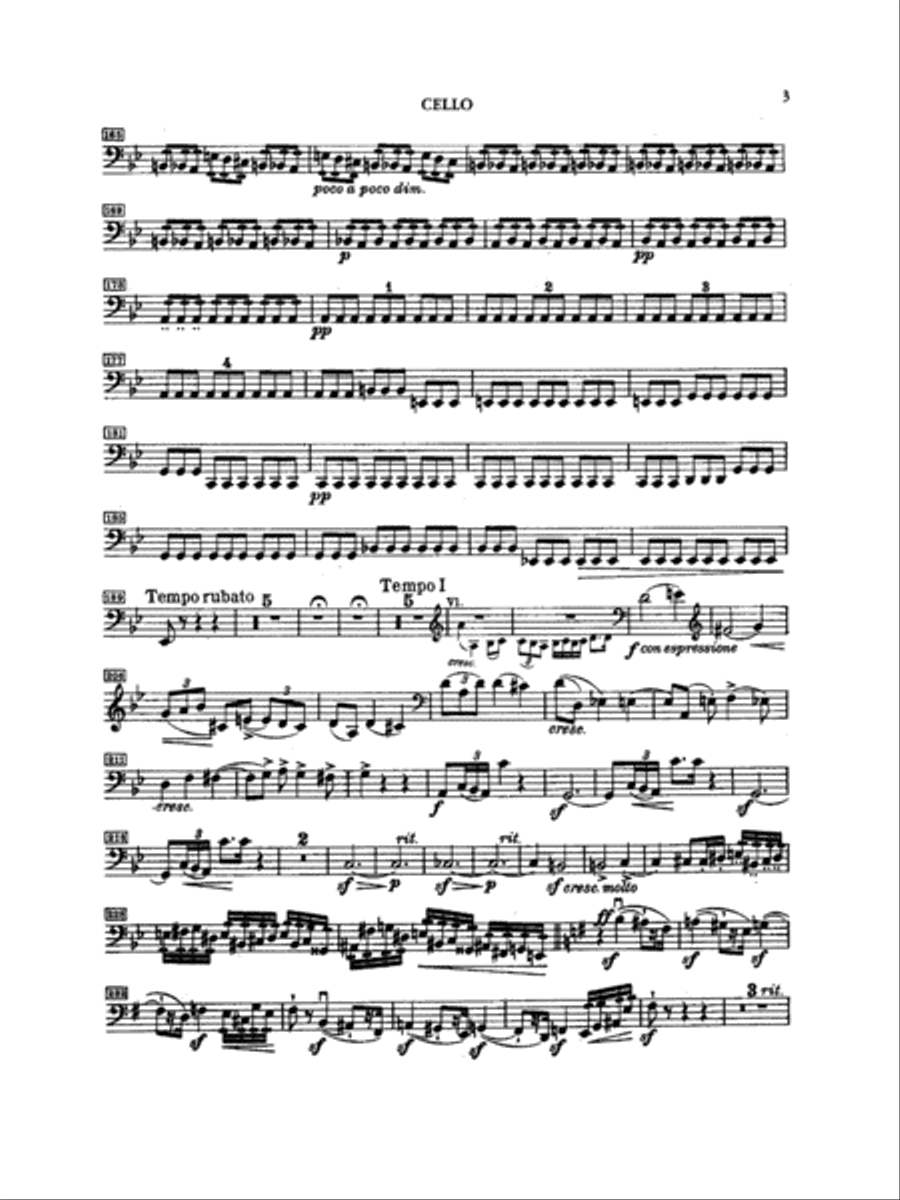 Smetana: Trio in G Minor, Op. 15 Part scores gallery preview page 3